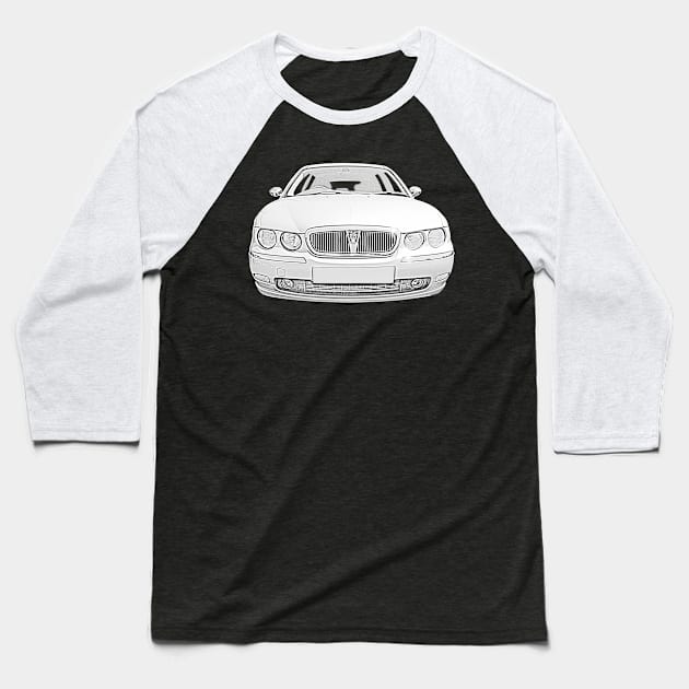 Rover 75 classic car Baseball T-Shirt by soitwouldseem